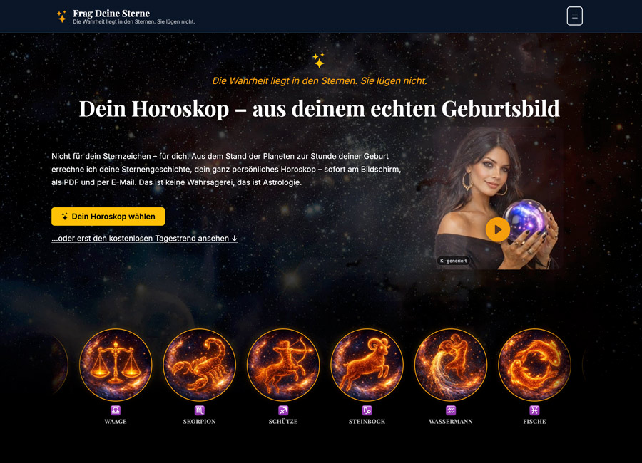 Frag Deine Sterne - Astrologie